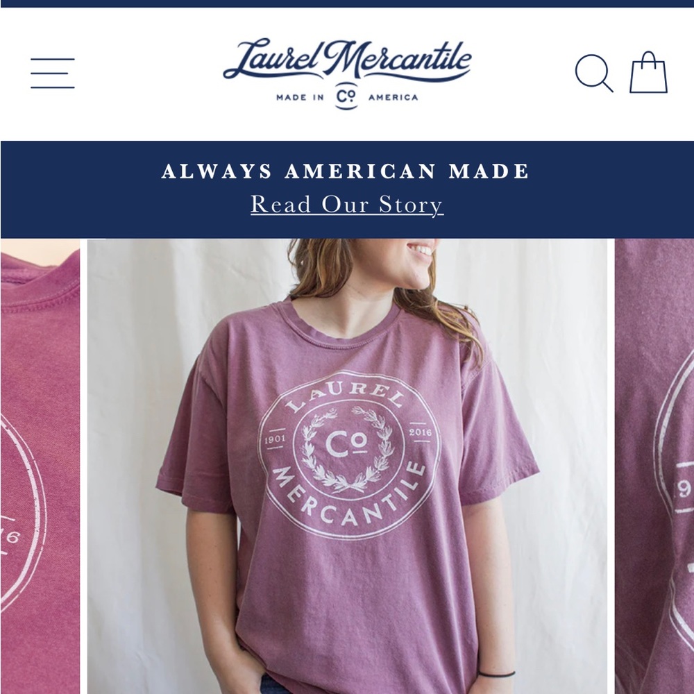 Laurel Mercantile T-shirt